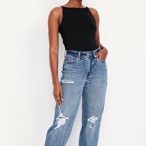 Old Navy Curvy High-Waisted OG Loose Jeans size 2 NWT